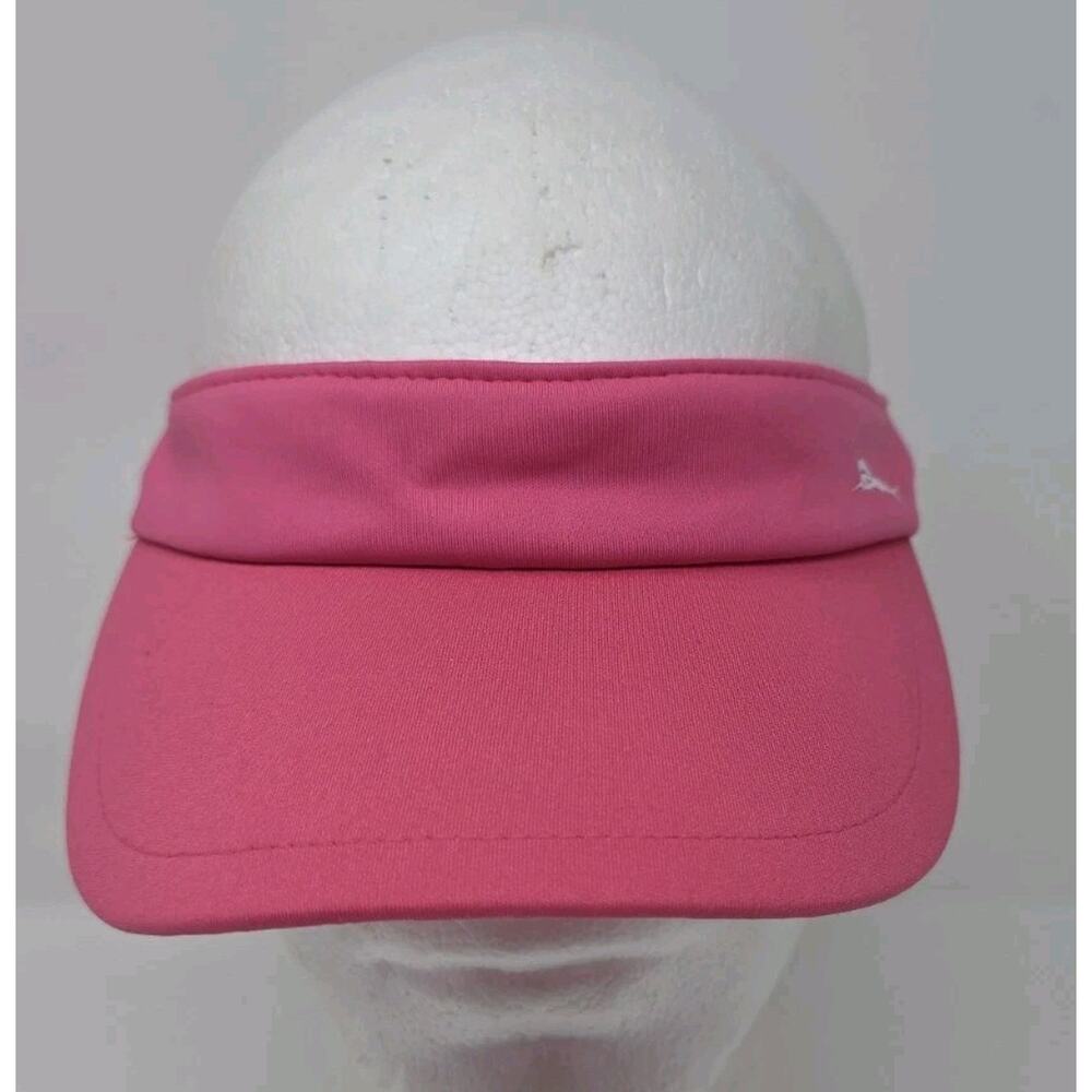 Tommy Bahama Womans Pink‎ Visor NWT Checkered Tieback 7/8